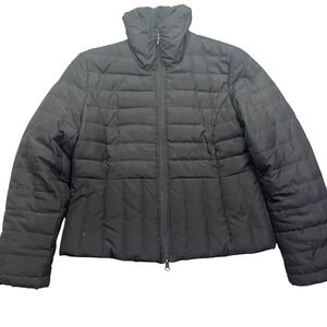 Kenneth Cole Reaction Down Puffer Jacket Quilted Lightweight Black Large‎